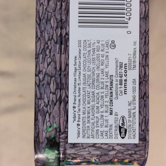 M & M Holiday Decorative Tins Empty 2000 and 2002 - Picture 4 of 6